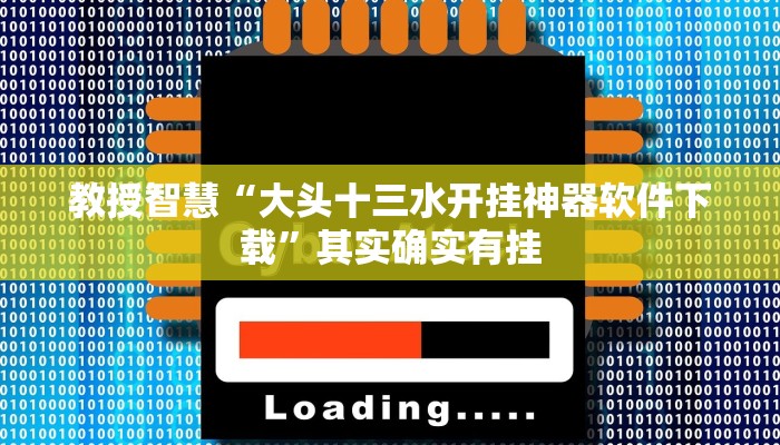 教授智慧“大头十三水开挂神器软件下载”其实确实有挂